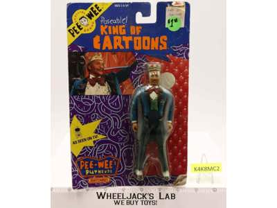 King of Cartoons Pee-Wee Herman Poseable 1988 Matchbox Vintage NEW Action Figure