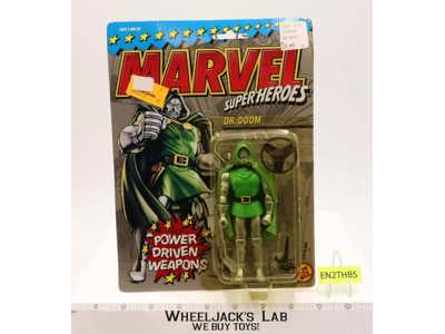 Dr. Doom Marvel Super Heroes Power Driven Weapons MOSC 1990 Toybiz