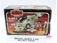 Boba Fett's Slave 1 100% Complete W/Box EUROPEAN Star Wars 1981 Palitoy Vehicle