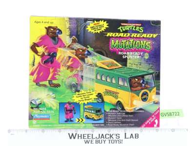 Road Ready Splinter TMNT Road Ready Mutations 1993 Playmates NEW MISB SEALED