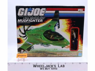 Mudfighter W/ Dogfight Complete GI Joe 1989 Hasbro Action Figure Vehicle NEW MIB