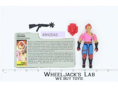 Zarana V1 100% Complete G.I. Joe 1986 Hasbro Vintage Action Figure