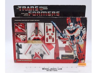 Jetfire 100% Complete W/ Box & Insert 1985 G1 Transformers Vintage Action Figure