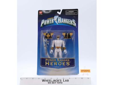 White Ranger Power Rangers Heroes Series 1 1997 Bandai Figure NEW MOSC SEALED