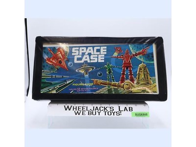 Space Case Action Figure Case W/Tray Tara Toy 1980s Vintage
