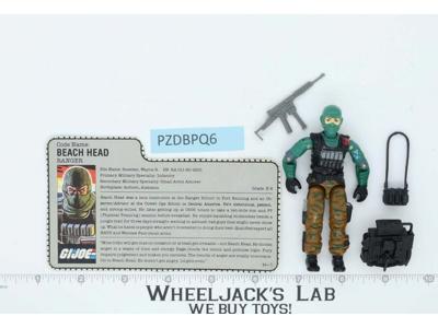 Beach Head V1 100% Complete G.I. Joe 1986 Hasbro Vintage Action Figure