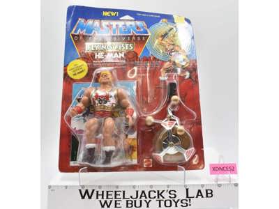 Fighting Fists He-Man Masters of the Universe MOTU 1985 Mattel NEW MOSC SEALED
