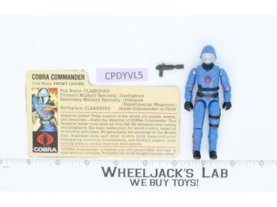 Cobra Commander V1.5 100% Complete 1983 G.I. Joe Hasbro Vintage Action Figure