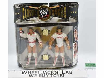 Tito Santana & Rick Martel Strike Force Classic Super Stars NEW 2007 WWF Jakks