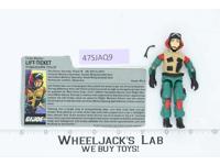 Lift Ticket V1 100% Complete 1986 G.I. Joe Hasbro Vintage Action Figure