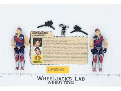 Tomax & Xamot V1 100% Complete G.I. Joe 1985 Hasbro Vintage Action Figure