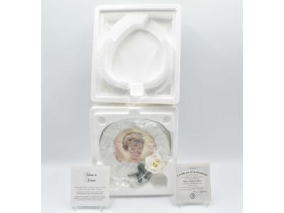 Tribute Princess Diana England's Rose Plate 1997 The Bradford Exchange