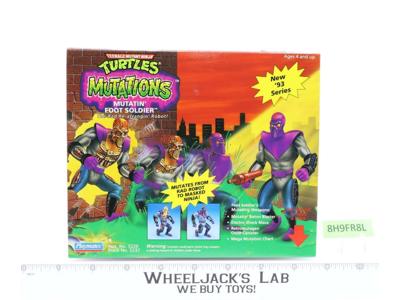 Mutatin' Foot Soldier TMNT Mutations 1993 Playmates Figure NEW MISB SEALED