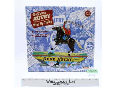 The Gene Autry Wind-Up Vintage Collectible Tin Toy 2004 Schylling Action Figure