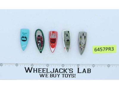 Lot of 5 Boats 1988-89 Vintage Galoob Micro Machines