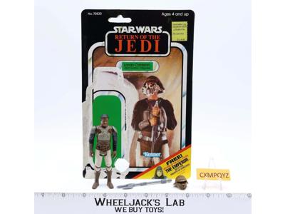 Lando Calrissian Skiff Guard Complete 65 Back-C Star Wars ROTJ 1983 NO REPRO