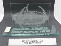 PROTOTYPE SAMPLE MOCK-UP Star Trek DS9 Space Station 1997 Glass