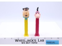 The Flintstones EMPTY Pez Candy Dispensers Fred & Dino Hanna-Barbera