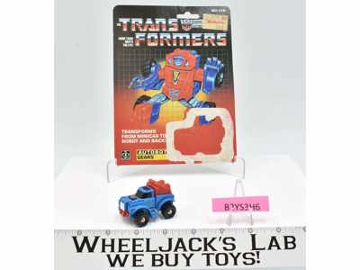 Gears W/CARDBACK 100% Complete 1984 Vintage Hasbro G1 Transformers Action Figure