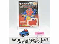 Gears W/CARDBACK 100% Complete 1984 Vintage Hasbro G1 Transformers Action Figure
