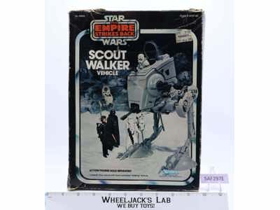 Scout Walker AT-ST NICE COLOR 100% Complete W/Box Star Wars ROTJ 1980 Kenner