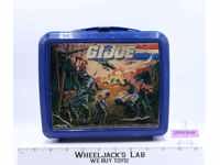 GI Joe Plastic Blue Lunchbox W/Thermos Water Bottle 1986 Hasbro Aladdin