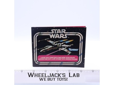 X-Wing Pink Banner 20-Figure Mini Toy Catalog ORIGINAL Star Wars 1978 Kenner
