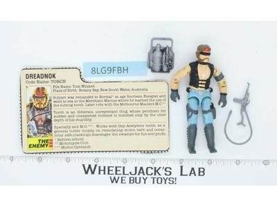 Torch V1 100% Complete G.I. Joe 1985 Hasbro Vintage Action Figure