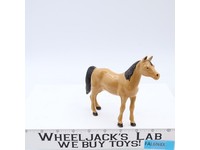 Horse Colt Nylint Corp Vintage Hard Plastic 6" Tan and Black Farm Animal