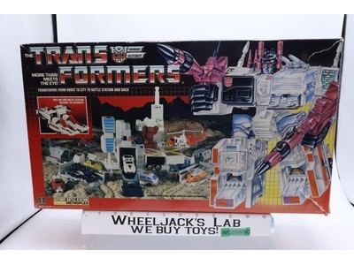 Metroplex RT W/BOX & INSERT 100% Complete 1985 Vintage G1 Transformers Figure