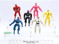 Lot of 6 Power Rangers 1994 6" Bandai Action Figures