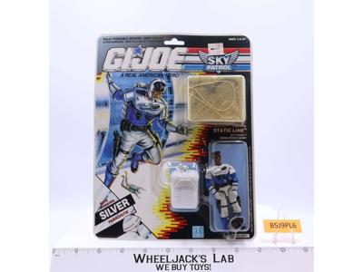 Static Line GI Joe Sky Patrol 1990 Hasbro Vintage Action Figure NEW MOSC SEALED