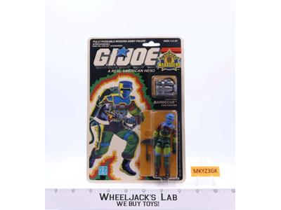 Barbecue GI Joe Slaughter's Marauders 1989 Hasbro Figure NEW MOSC SEALED