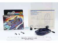 Cobra Night Landing 100% Complete W/Box GI Joe 1985 Action Figure Vehicle