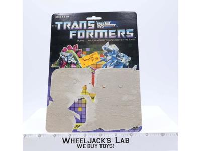 Slugfest & Overkill Cardback 1987 Vintage Hasbro G1 Transformers Action Figure