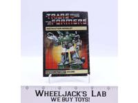 Hound Action Figure Vintage Instruction Manual 1984 Hasbro G1 Transformers