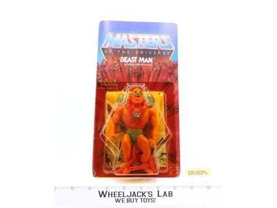 Beast Man Masters of the Universe MOTU 1983 Mattel MOSC SEALED NEW Action Figure
