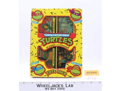 Tote Pack Trading Cards Complete Teenage Mutant Ninja Turtles TMNT 1988 Topps