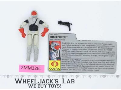 Track Viper V1 100% Complete 1989 G.I. Joe Hasbro Vintage Action Figure