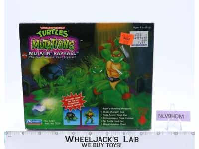 Mutatin' Raphael 100% Complete TMNT Mutations 1992 Playmates Action Figure MISB