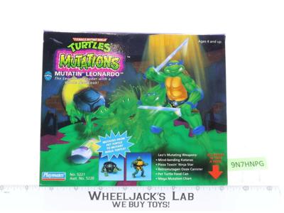 Mutatin' Leonardo TMNT Mutations 1992 Playmates Action Figure NEW MISB SEALED