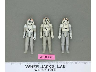 Lot of 3 Star Wars At-At Drivers 1970s-80s Kenner Vintage Action Figures
