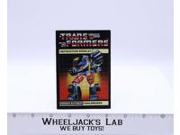 Trailbreaker Action Figure Instruction Manual Booklet 1984 G1 Transformers