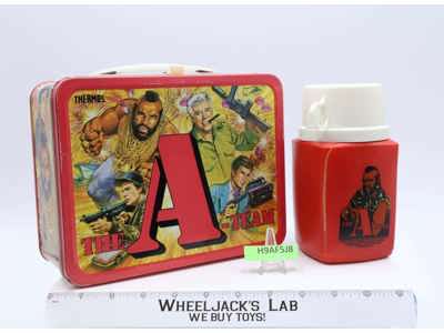 The A-Team METAL Lunchbox W/Thermos 1983 Thermos Vintage