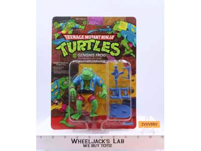 Genghis Frog Teenage Mutant Ninja Turtles TMNT 1988 Playmates NEW MOSC SEALED