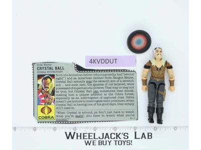 Crystal Ball V1 100% Complete G.I. Joe 1987 Hasbro Vintage Action Figure