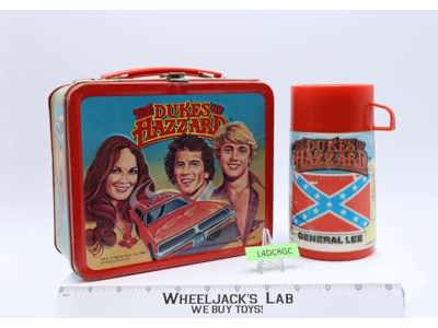 The Dukes Of Hazzard METAL Lunchbox W/Thermos 1980 Aladdin Vintage