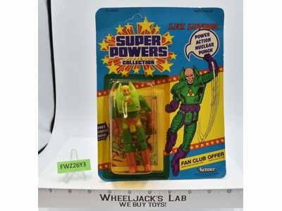 Lex Luthor Sinister Scientist Super Powers 1984 Kenner Figure NEW MOSC SEALED