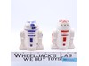 R2-D2 R5-D4 Salt and Pepper Shakers Star Wars Sigma Ceramics Vintage