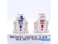 R2-D2 R5-D4 Salt and Pepper Shakers Star Wars Sigma Ceramics Vintage